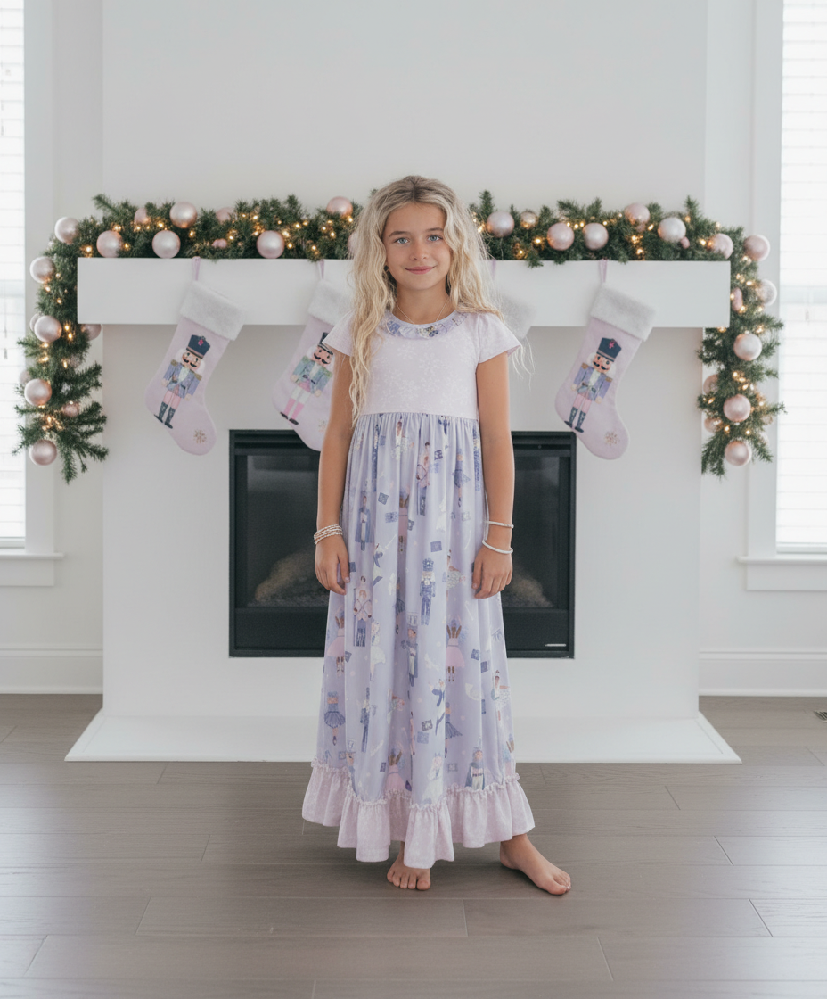 Lavender Nutcracker Lounge Gown