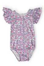 Short Sleeve Flutter Sleeve Leotard