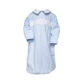 Lt.Blue Smocked Day Gown