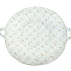 Lunar Gray Round Floor Cushion