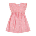 Luxe Mathilde Girls Dress Rose Silk Dupioni