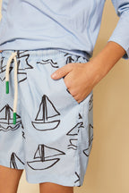 UPF 50+ Recycled Polyester Placid Blue Kid Rashguard