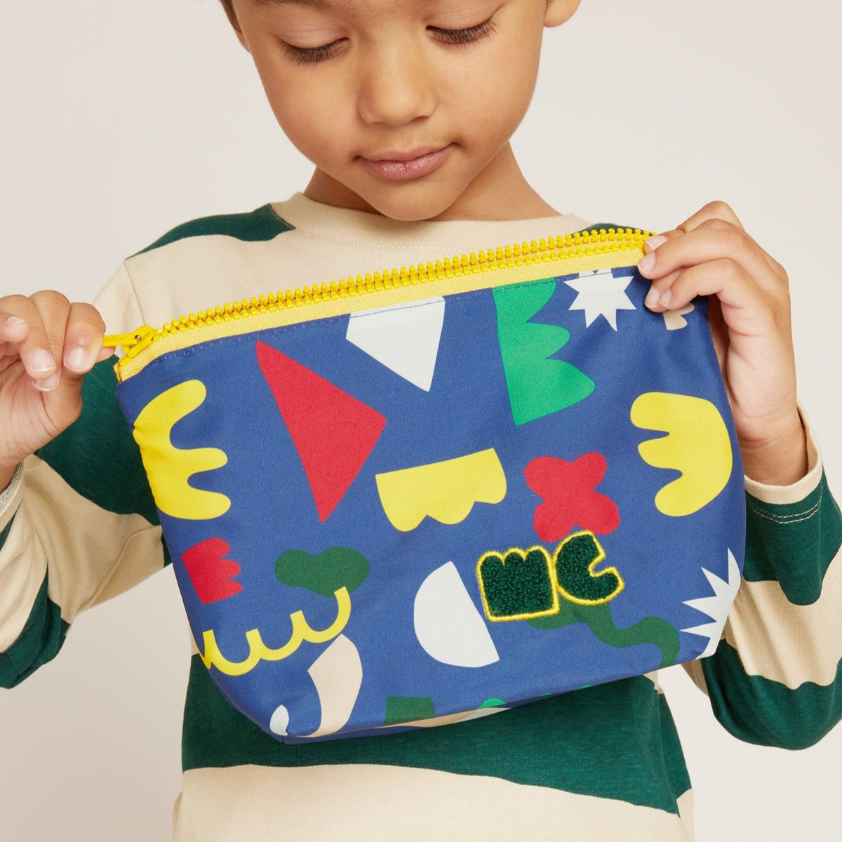 Mon Coeur Recycled Zipper Pouch