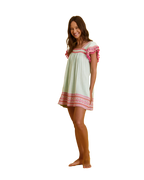Mini Sandrine Women's Dress Sea Mist