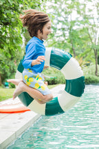 UPF 50+ Recycled Polyester French Blue Kid Rashguard