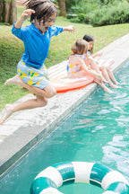 UPF 50+ Recycled Polyester French Blue Kid Rashguard