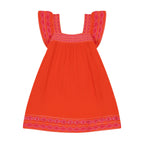 Mini Sandrine Women's Dress Poppy Embroidery