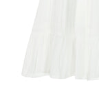 Mini Eva Girls' Ruffle Dress White