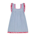 Mini Sandrine Women's Dress Sea Stripe Embroidery