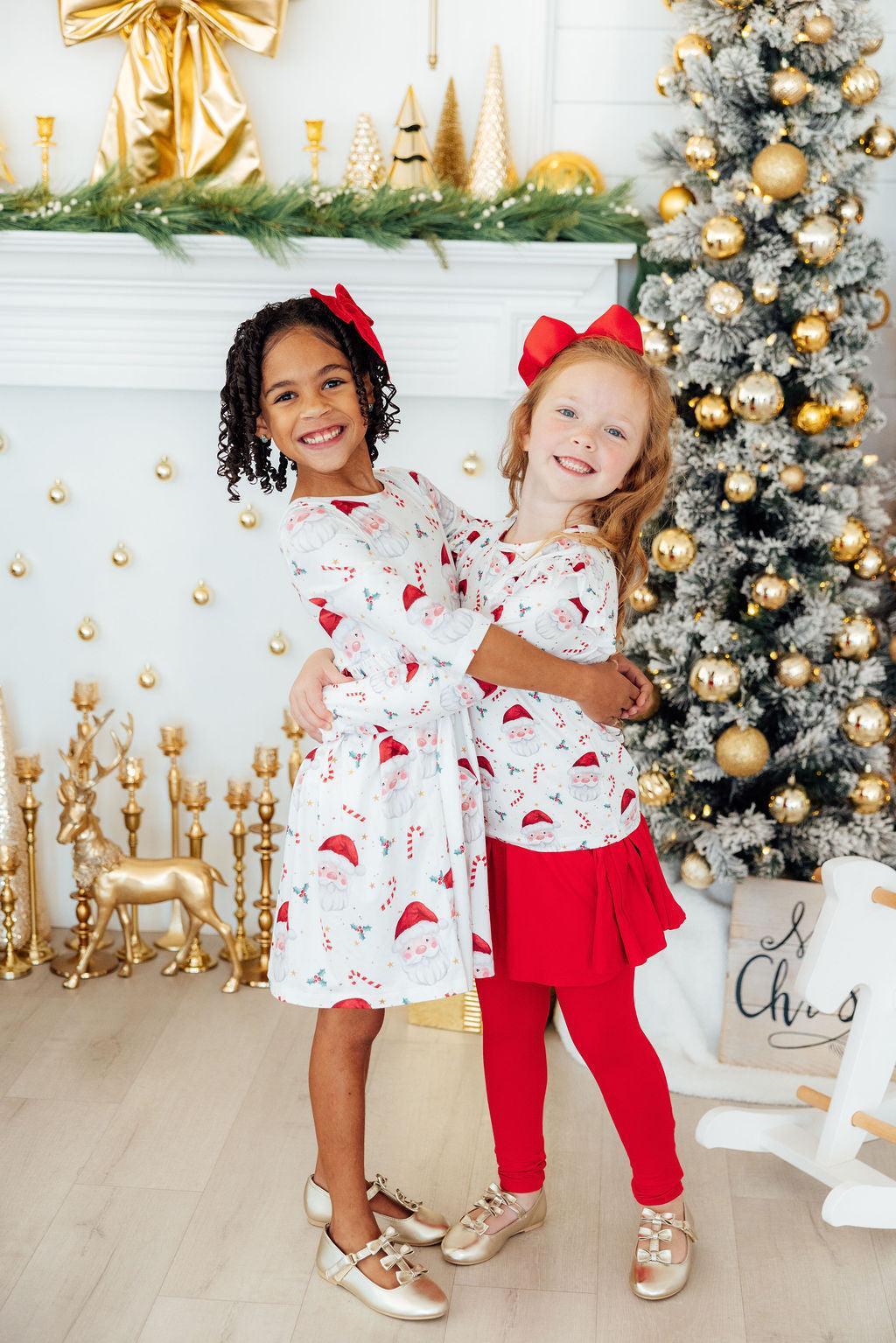 Mistletoe Magic Long Sleeve Ruffle Tee