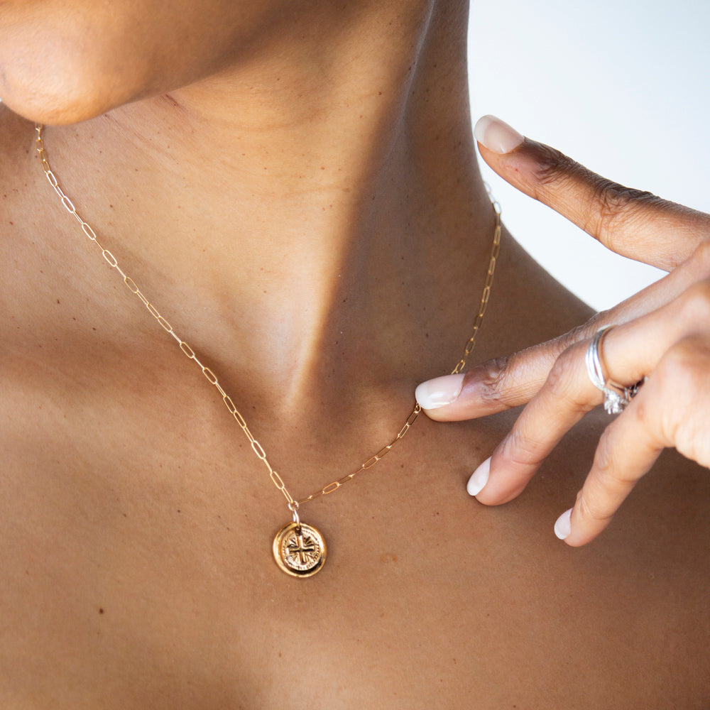 Be Strong & Courageous - Necklace