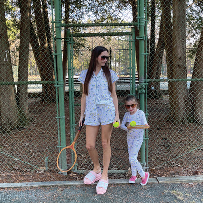 Fifteen Love Tennis Women's Pima Cotton Pajama Set