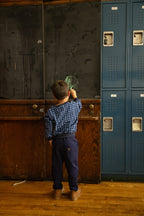 Recycled Cotton Navy Jogger