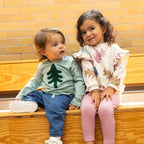 Recycled Cotton Autumn Ruffle Sweatshirt