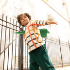 Recycled  Cotton Warm Grid T-Shirt