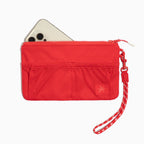 Cherry Motion Wristlet Pouch