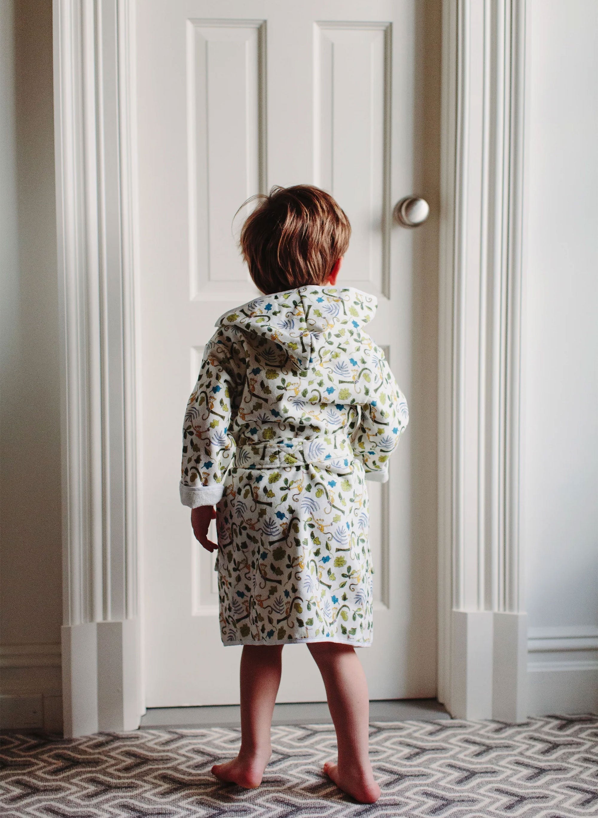 Organic Happy Monkey Bathrobe