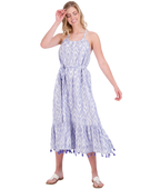 Chantal Women's Sundress Blue Ikat