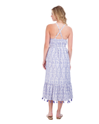 Chantal Women's Sundress Blue Ikat