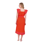 Maxi Sandrine Women's Dress Poppy Embroidery