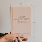 Mom's One Line A Day Leather Journal