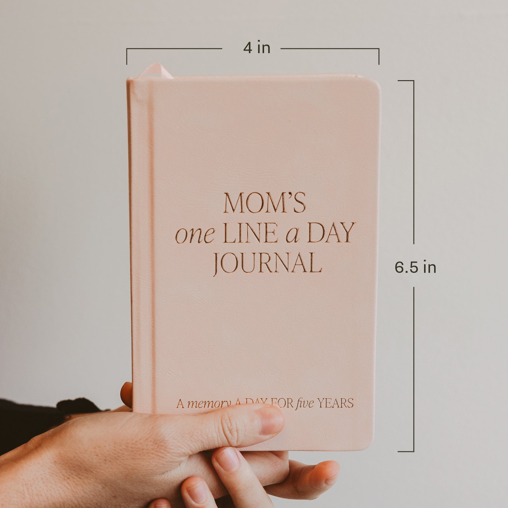 Mom's One Line A Day Leather Journal