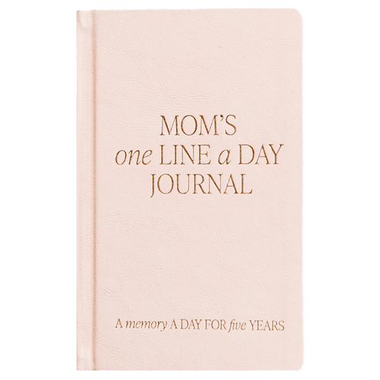 Mom's One Line A Day Leather Journal