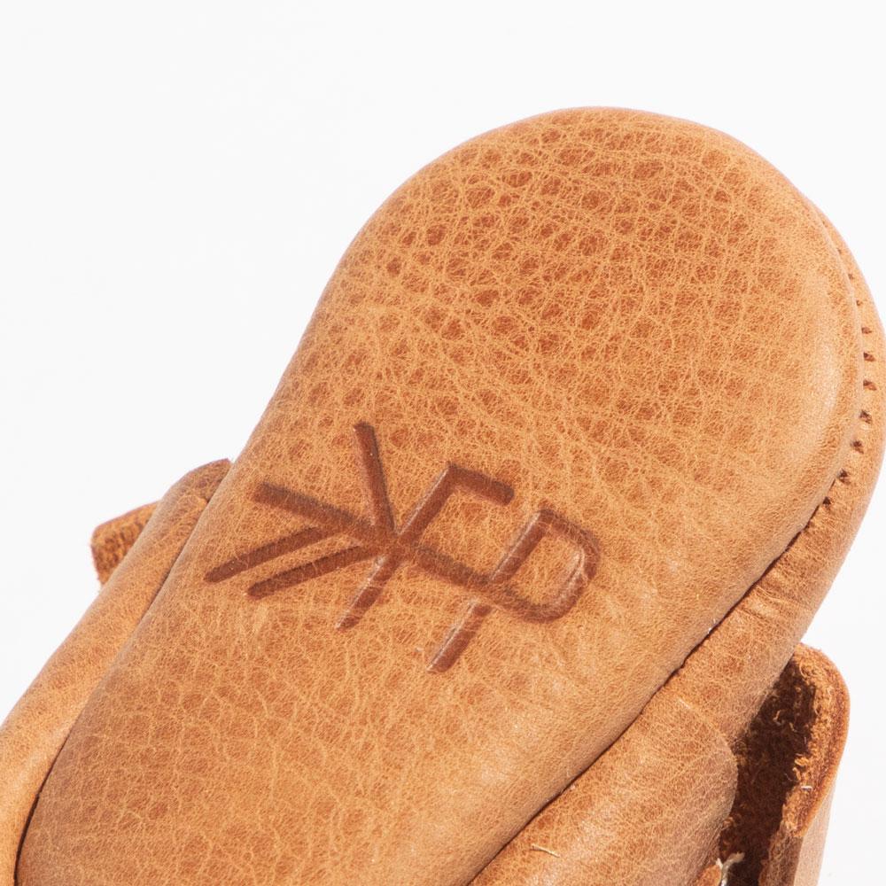 Newborn Zion Knotted Bow Moccasins