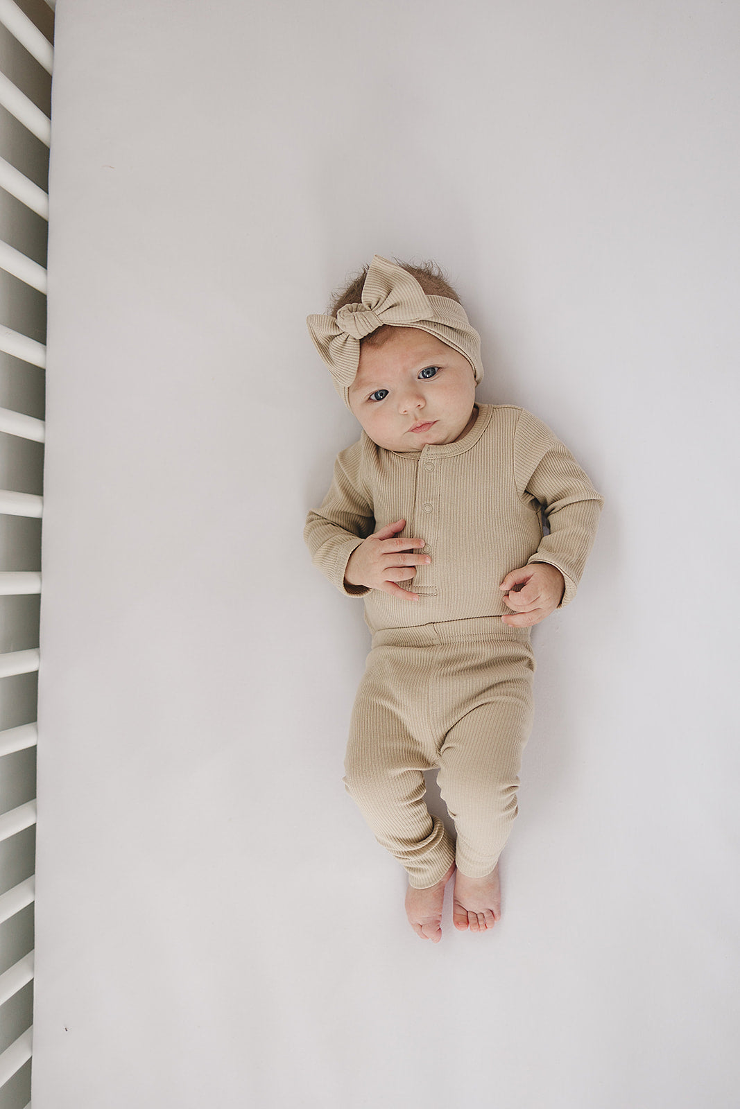 Organic Snap Long Sleeve Ribbed Bodysuit
