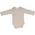 Organic Snap Long Sleeve Ribbed Bodysuit