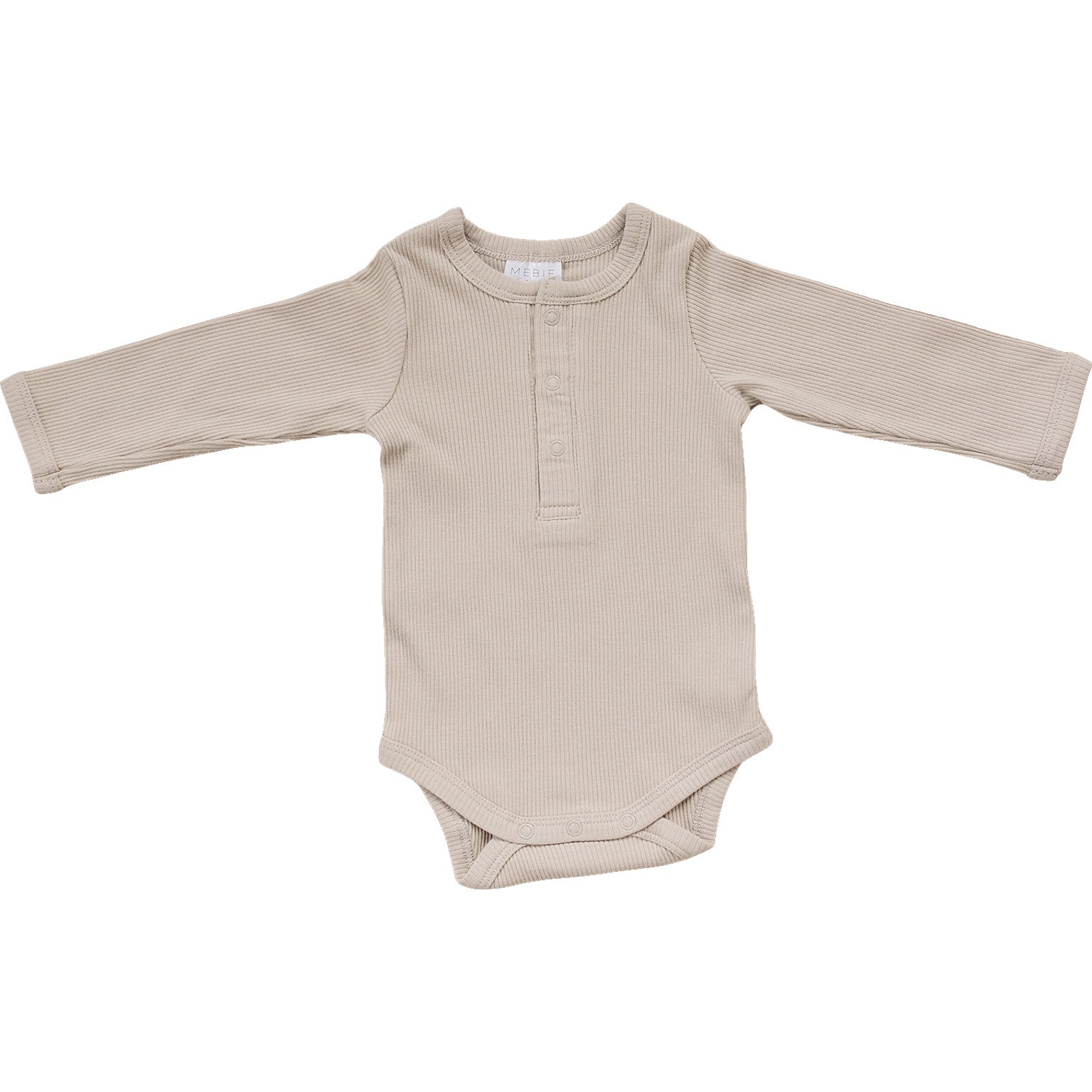 Organic Snap Long Sleeve Ribbed Bodysuit