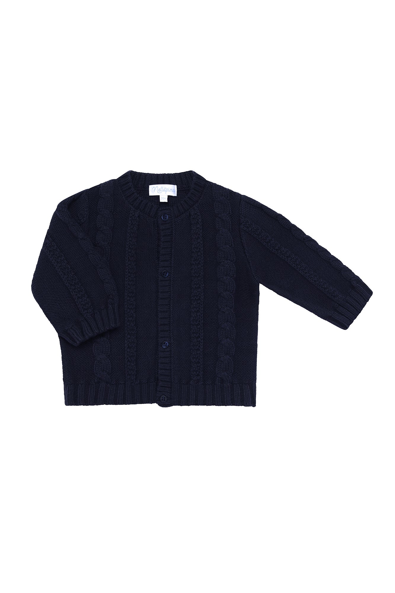 Baby Girl Nella Knit Pima Cotton Cardigan