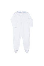 Nella Smocked Pima Cotton Footie