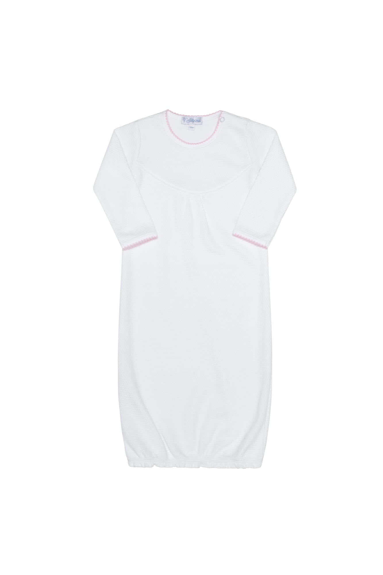 White Bubble Baby Gown