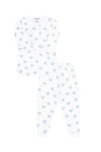 Blue Heart Print Pajama