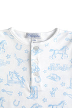 Blue Lone Star Toile Pajamas