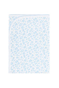 Blue Cheetah Print Blanket