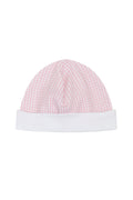 Pink Gingham Baby Hat