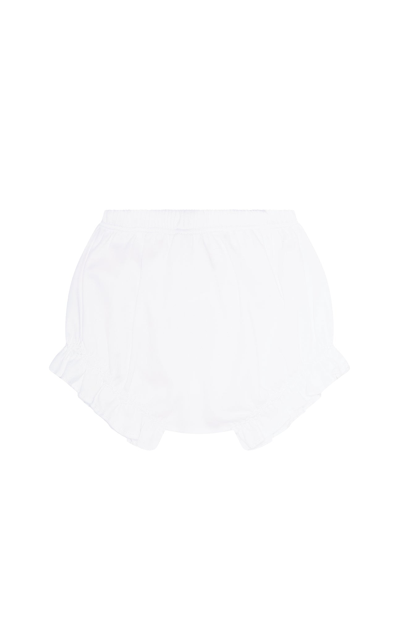 White Baby Bow Bloomer