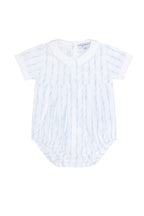 Blue Twirls Pima Cotton Bubble