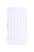 Blue Twirls Burp Cloth