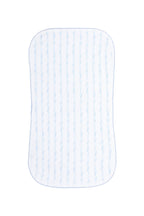 Blue Twirls Burp Cloth