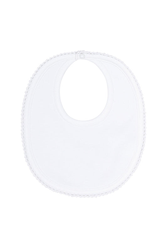 White Crochets Bib