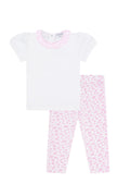 Pink Cheetah Tee-Leggings Set
