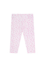 Girls Pink Cheetah Pima Cotton Tee-Leggings Set