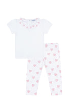 Pink Heart Tee-Leggings Pima Cotton Set