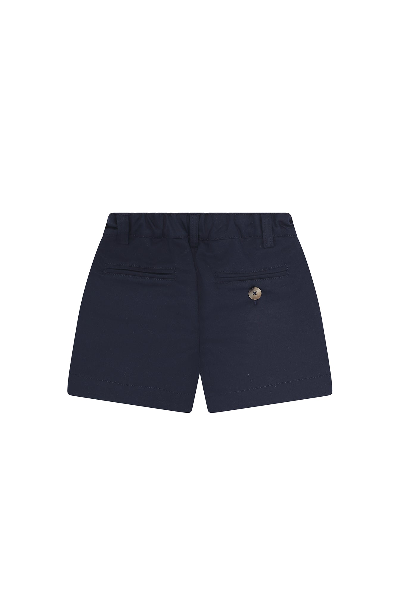 Navy Twill Pima Cotton Shorts