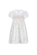 Berry Wildflowers Woven Smocked Dress