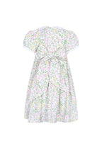 Berry Wildflowers Woven Smocked Dress