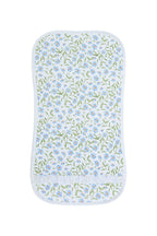 Blue Vines Print Burp Cloth